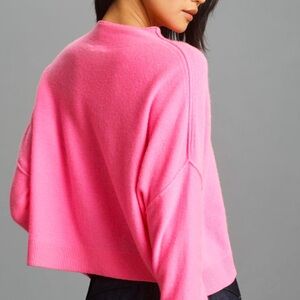 Pilcro Alani 100% Cashmere Mock-Neck Sweater Anthropologie